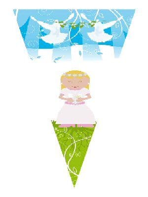 Communion Cellophane Sweet Cone Bags