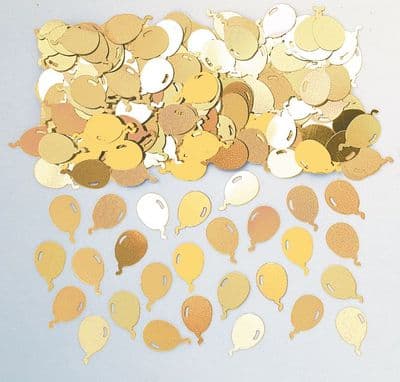 Confetti balloons Gold