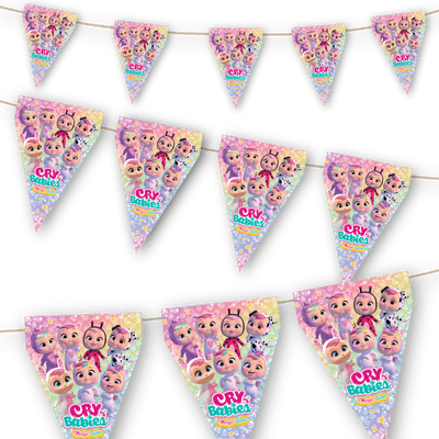 Cry Babies Party Flag Bunting