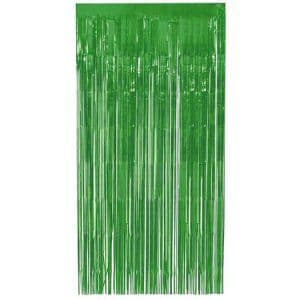 Dark Green Foil Curtain