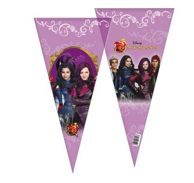 Decendants party supplies cone loot bags