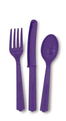 Deep Purple Cutlery