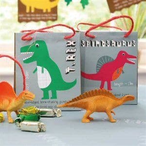 Dinosaur Paper Party Bags