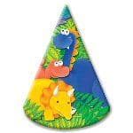 Dinosaur  party shaped hats