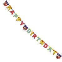 Disney Cars 2 Party Happy Birthday Banner
