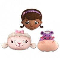 Doc McStuffins Party Card Face Masks