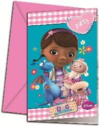 Doc McStuffins Party Invitations