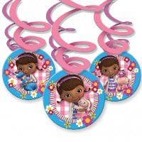 Doc McStuffins Party Swirl Decorations