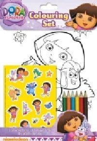 Dora the Explorer Colouring Set