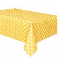 Dotty Spotty Plastic Tablecover