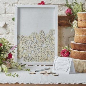 Drop Top Frame Guest Book Alternative