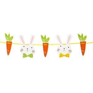 Easter rabbit and carrot bunting