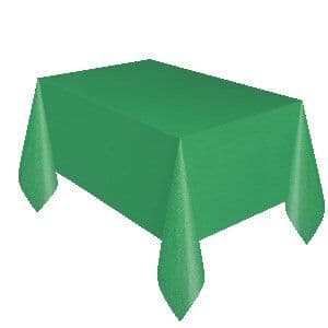 Emerald Green Plastic Tablecover