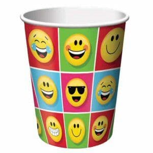 Emoji Designs Paper Cups