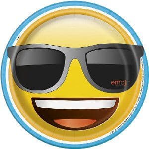 Emoji Paper Party Plates