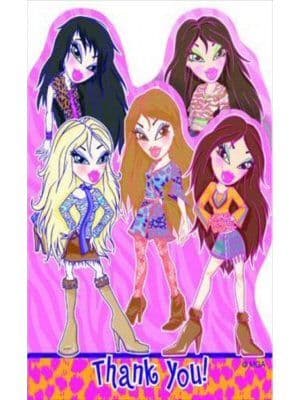 Fashion Bratz Party Thank You Cards