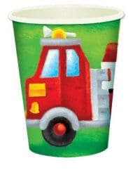 Fire Engine Party Paper Cups