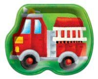 Fire Engine Party Shaped Plates