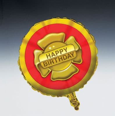 Firefighter Emblem Foil Balloon
