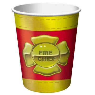 Firefighter Emblem Party Paper Cups
