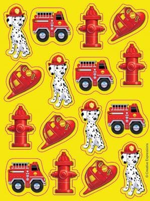 Firefighter Party Sticker Sheets