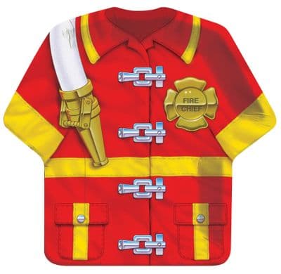 Firefighter Shaped Party Plates
