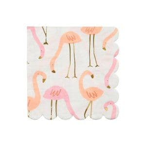Flamingo Party Beverage Napkins
