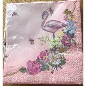 Flamingo Party Cocktail Napkins