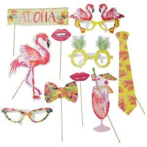 Flamingo Party Photo Booth Props