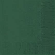 Forest Green Beverage Napkins