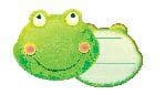 frog party shaped invites