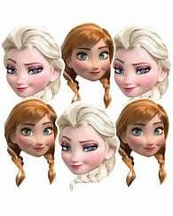 Frozen Party Mask Pack
