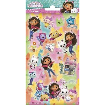Gabby's Dollhouse Glitter Stickers