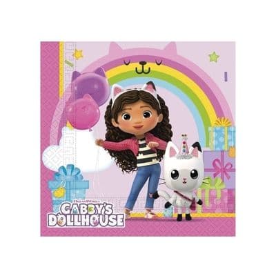 Gabby's Dollhouse Paper Napkins