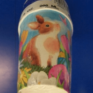 Garden Bunny Rabbit Easter Party Paper Cups