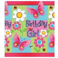 Garden Girl Party Table Cover