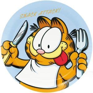 Garfield Party Paper Plates 23cm