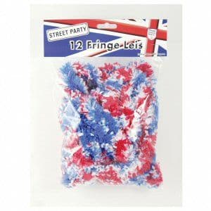 GB Red White And Blue Plastic Leis