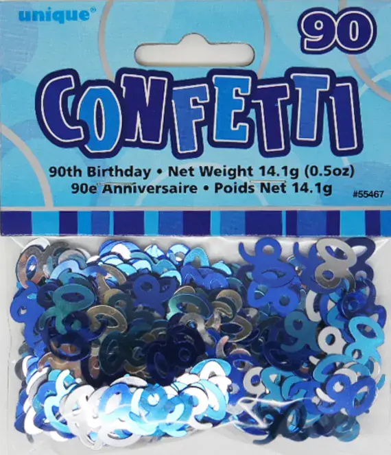 GLITZ BLUE 90 CONFETTI