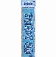 Glitz Blue Party Banner