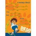 Go Diego Party Invitation Pad