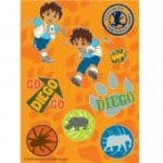 Go Diego Party Sticker Sheets