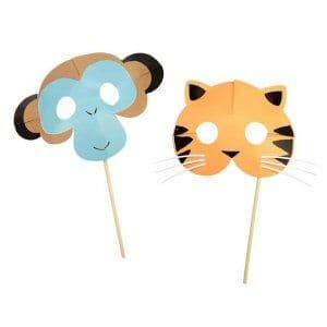 Go Wild Party Paper Masks
