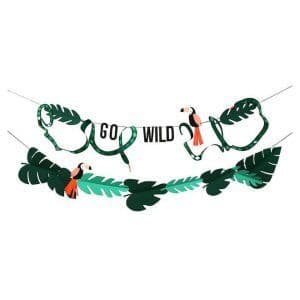 Go Wild Party Toucan and Snake Garland