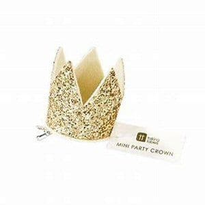 Gold Glitter Crown