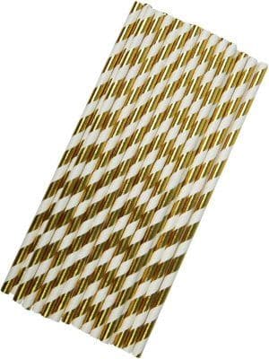 Gold Paper Straws