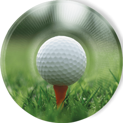 Golf Fanatic Party Plates  23cm