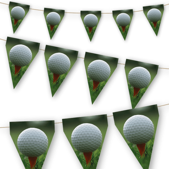 Golf pennant 3 meters