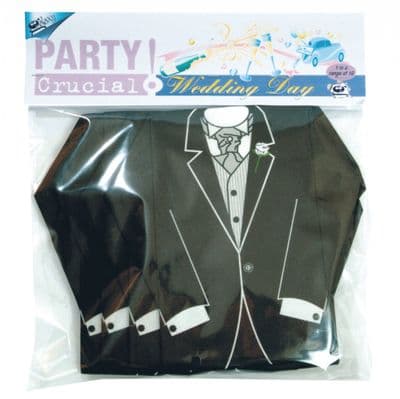 Groom Suit shaped Napkins