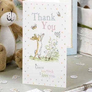 Guess How Much I Love You Party Thank You Cards